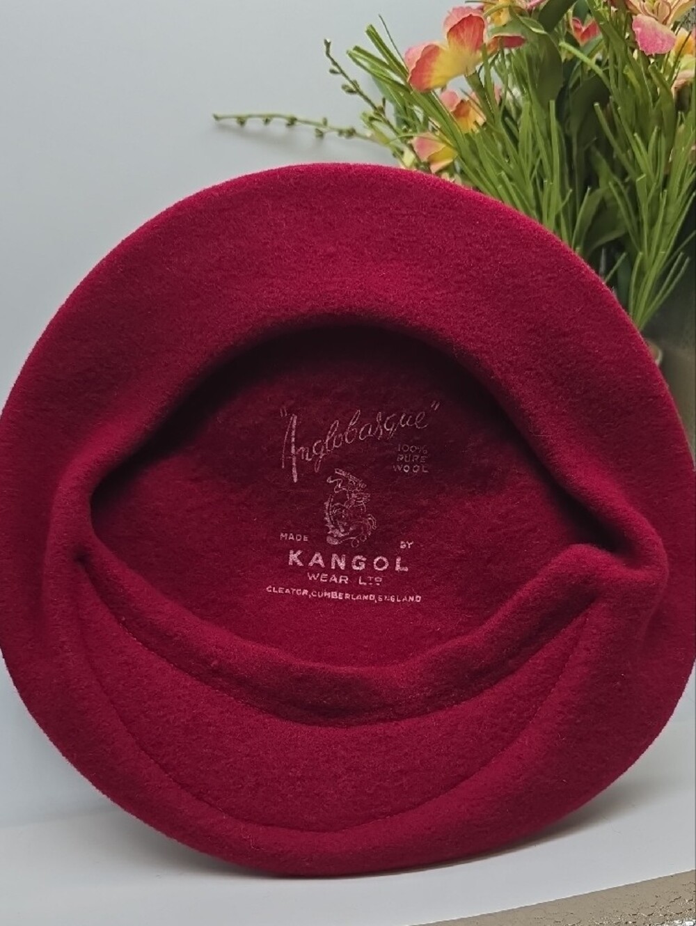 Kangol Raspberry Wool Beret - Picture 2 of 4